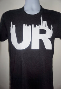 Unisex Black/White UR Logo SS