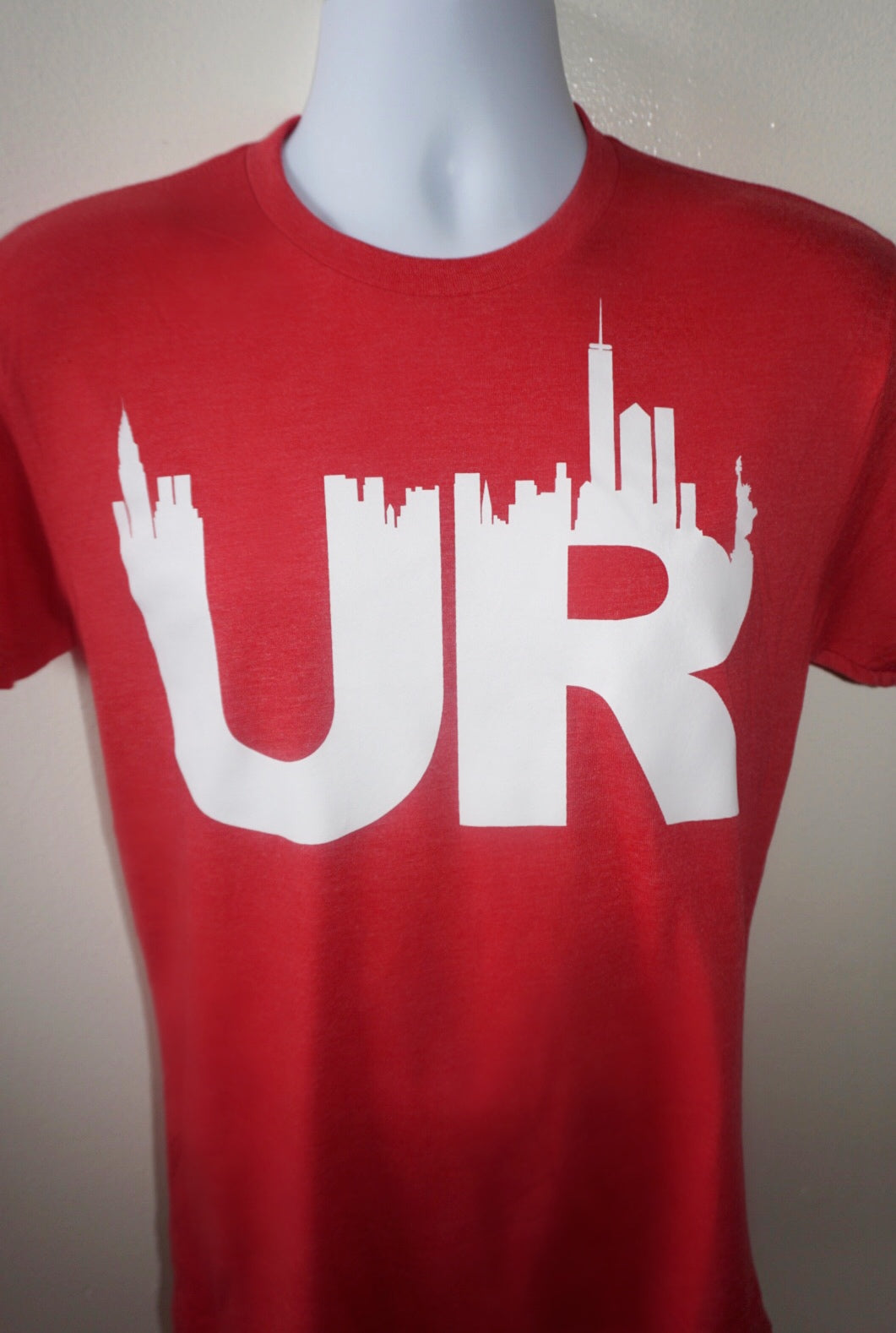 Unisex Red/White UR Logo SS